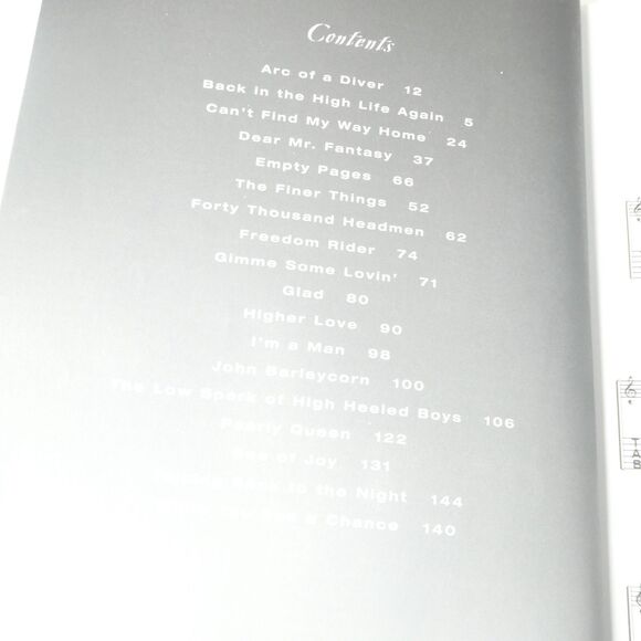 Classic Steve Winwood Guitar Songbook 2001 - Picture 7 of 8